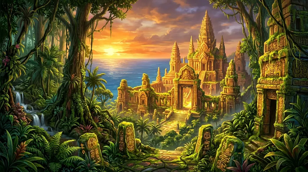 Golden Island Sunrise